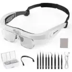 Lightswim 1.5x-5.0x LED Head Magnifier w/ 4 Detachable Lenses – $14.95