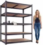 Lionhon 5-Tier Heavy Duty Shelving Unit – $34.99 at Amazon