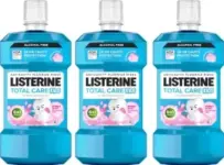 3-Pack Listerine Total Care Alcohol-Free Kid’s Mouthwash (500 mL, Bubblegum) – $8.56