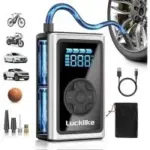 Lucklike 150PSI Portable Tire Inflator Air Compressor $14.99