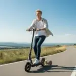 Megawheels Foldable Electric Scooter w/ Suspension – 28 Mile Range, 15 MPH – $359.98 ($122 Off)