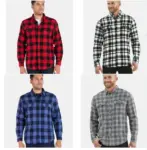 Men’s Relaxed Fit Flannel Shirts for $3.24 – Sizes XS to 3XLT Available