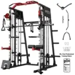 Mikolo Smith Machine Home Gym with Cable Crossover for $650