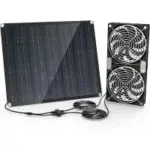 Moajerry 30W Dual Solar Fan with Panel for $27.32