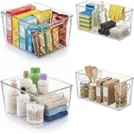 Moonedge Kitchen BPA-Free Plastic Organizer Bins (2 Large, 2 Small) – $17.99 ($29.99 Original)