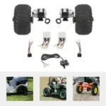 Motor Drive Air Wheel Conversion Kit – 10″ Double Wheel Electric Cart Scooter 350W – $278.04 ($556.08 Value)