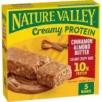 Nature Valley Creamy Protein Cinnamon Almond Butter Bars (10 Bars Total) – $6.57 for 2 Packs