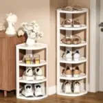 NestOrganix 10-Tier Vertical Stackable Shoe Rack for $24