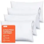 4-Pack Niagara Sleep Solution Ultra Soft Pillow Protectors with Zipper for $8.99