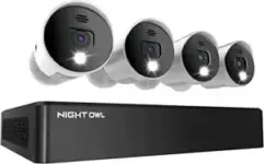 Night Owl 8 Channel DVR with 1TB Hard Drive and 4 Wired 4K Cameras for $169