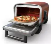 Ninja Woodfire 8-in-1 Outdoor Pizza Oven, Roaster & Smoker (Terracotta Red) – $180