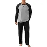 NITAGUT Men’s Long Sleeve Sleepwear Set for $9.99