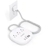 One Beat Flat Plug Power Strip with 6ft Cord for $9.99