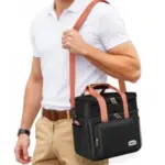 OrbitShell 12L Double Deck Lunch Bag (Black) – $8.49
