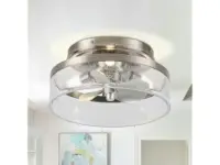 Parrot Uncle 12.6″ Flush Ceiling Fan for $64.99 – Save $34