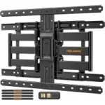 Perlegear Ultra Slim Full Motion TV Wall Mount for 42-90″ TVs – $32.99