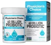 Physician’s Choice Probiotics 60 Billion CFU (30 Capsules) with Prebiotic Fiber Blend – Just $11