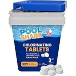 Pool Shark 3-Inch Chlorine Tablets (25 lbs) – $82.32 ($134.99 Original)