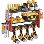 Heavy Duty Power Tool Organizer Wall Mount – 150Lbs Capacity, 3-Tier Design – Now $17.99 (Was $35.99)