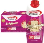 Premier Protein 30g High Protein Shake – White Chocolate Raspberry 15-Pack for $19.97