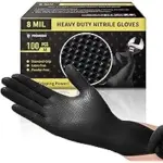 ProMedix Heavy Duty 8-mil Textured Disposable Nitrile Gloves – 100 Count for $13.19