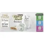 Purina Fancy Feast Gourmet Wet Cat Food Variety Pack (24-Pack, 2.8 oz Tubs) – $14.04