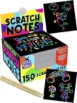 150-Count Purple Ladybug Scratch Art Mini Notes for $5.59
