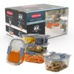 Rubbermaid Brilliance 12-Piece Food Storage Container Set for $10.99