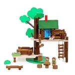 SainSmart Jr. 2-Tier Wooden Tree House Building Set – $21.59
