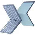 Samsers KF08S Foldable Bluetooth Keyboard with Leather Cover – $30.81 (33% Off)
