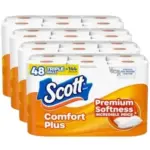 48-Roll Scott ComfortPlus Toilet Paper (Triple Rolls) $17 at Amazon