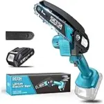 Seesii 6-in 800W Oil-Free Cordless Mini Chainsaw Kit – $14.99 ($34.99 Value)