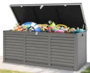 Seizeen 130-Gallon Resin Outdoor Deck Box for $69 with Free Shipping