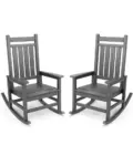 SERWALL Outdoor Rocking Chair 2-Pack for $168.74