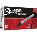 Sharpie Extreme Permanent Markers, Fine Point, Black, 12-Count for $9.97