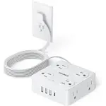 Smallrt 6.5ft Power Strip Surge Protector with 8 Outlets & 4 USB Ports – $14.49 ($28.99 Original)