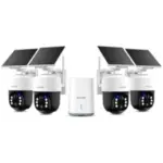 Set of 4 SOLIOM Wireless Outdoor 4K Security Cameras for $172