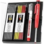 STAGEEK Carpenter Pencils Set with Sharpener & 13 Refills – $5.84