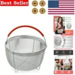 3 Quart Stainless Steel Steamer Basket for Instant Pot – $41.99 ($59.99 Original)