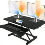 32″ Adjustable Standing Desk Converter for Dual Monitors – Now $86.46