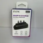 Statik Snap-N-Charge Universal Portable Charger Power Bank 3,000mAh (Black) – $9.50