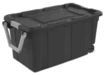 Sterilite 40-Gallon Wheeled Plastic Storage Bin (Gray) – $20 at Walmart