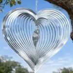 SUNCKET 12″ Stainless Steel Wind Spinner – $9.99