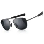 Sungait Men’s Military Style Polarized Aviator Sunglasses (Gold Frame/Green Lens) $8.49