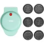 Sunvivi 6-in-1 4″ Mini Waffle Maker $14.99 (60% Off)
