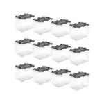 12-Pack Superio 26L (27.5 Quart) Deep Storage Containers w/ Hinged Lids – $99.99 ($209.99 Value)