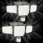 Szpower 4-Head Solar Lights (2-Pack) – 6000LM, 1600 sq ft Coverage – $19.79 ($35.99 Original)