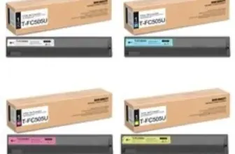4-Pack T-FC505U Toner Cartridges for Toshiba EStudio Models – Now $162.00