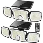 2-Pack Tanlark 2800LM Solar Flood Lights for $17.99
