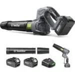 Taskstar BL200 550CFM Cordless Electric Leaf Blower Kit with 2x 4Ah Batteries & Charger – $41.99 ($82.99 List Price)